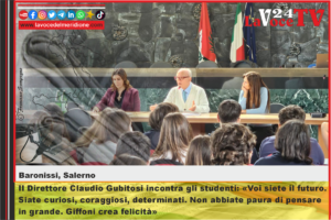 Comune di Baronissi, il Direttore Claudio Gubitosi incontra gli studenti «Voi siete il futuro.