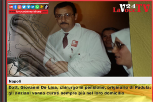 Dott. Giovanni De Lisa, chirurgo in pensione, originario di Padula