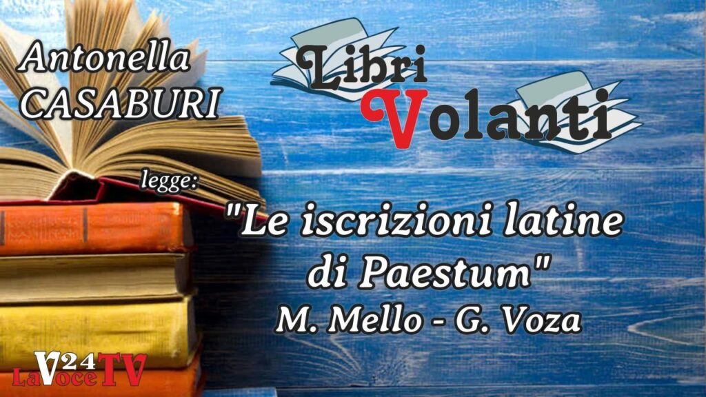 LibriVolanti del 24 settembre 2026 - Le iscirizioni latine di Paestum-Miniatura