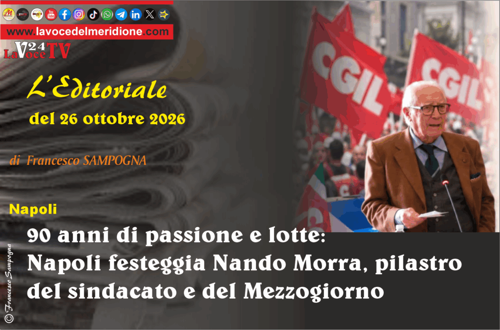 90 anni di passione e lotte Napoli festeggia Nando Morra, pilastro del sindacato e del Mezzogiorno