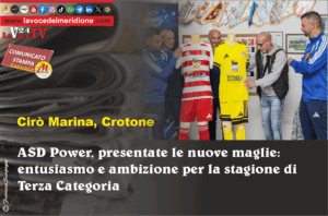 ASD Power, presentate le nuove maglie entusiasmo e ambizione per la stagione di Terza Categoria