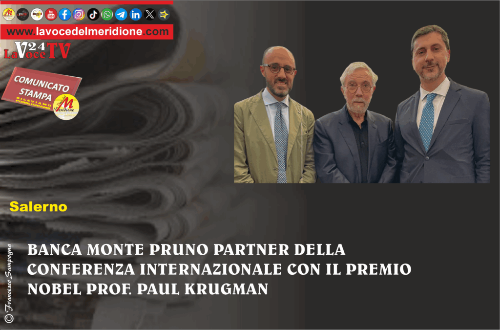 BANCA MONTE PRUNO PARTNER DELLA CONFERENZA INTERNAZIONALE CON IL PREMIO NOBEL PROF. PAUL KRUGMAN