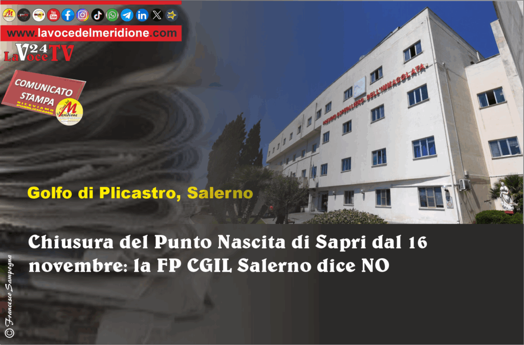 Chiusura del Punto Nascita di Sapri dal 16 novembre la FP CGIL Salerno dice NO