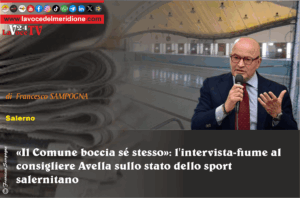 Il Comune boccia sé stesso l'intervista-fiume al consigliere Avella sullo stato dello sport salernitano