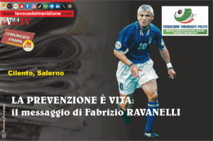 LA PREVENZIONE È VITA il messaggio di Fabrizio RAVANELLI
