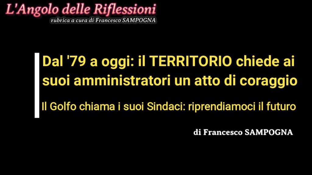 L'ANGOLO DELLE RIFLESSIONI del 26 10 2026 - Lettera ai sindaci-Miniatura