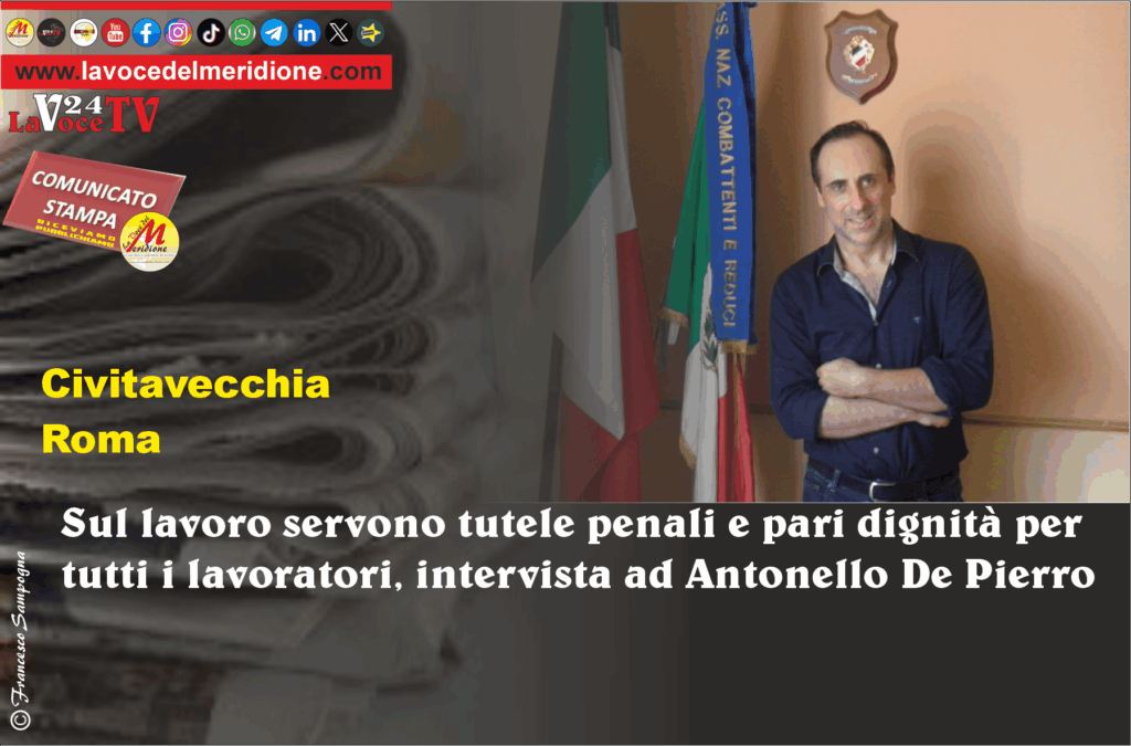 Sul lavoro servono tutele penali e pari dignità per tutti i lavoratori, intervista ad Antonello De Pierro