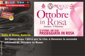 Un passo dopo l'altro per la vita a Sassano la seconda edizione di Ottobre in Rosa
